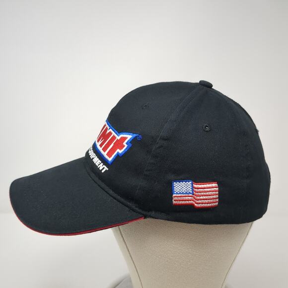 Summit Racing Equipment Lightning U.S. Flag Strapback Baseball Cap Black OS - Picture 3 of 10